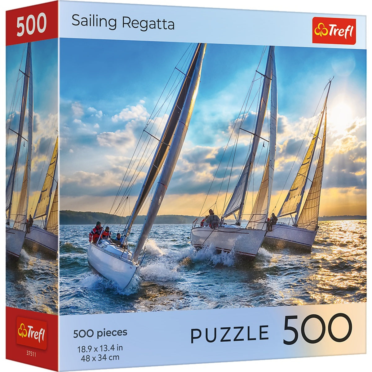 Red Sports: Sailing Regatta 500 Piece Puzzle