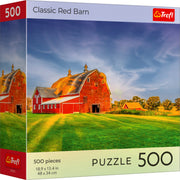 Red Nature: Classic Red Barn 500 Piece Puzzle