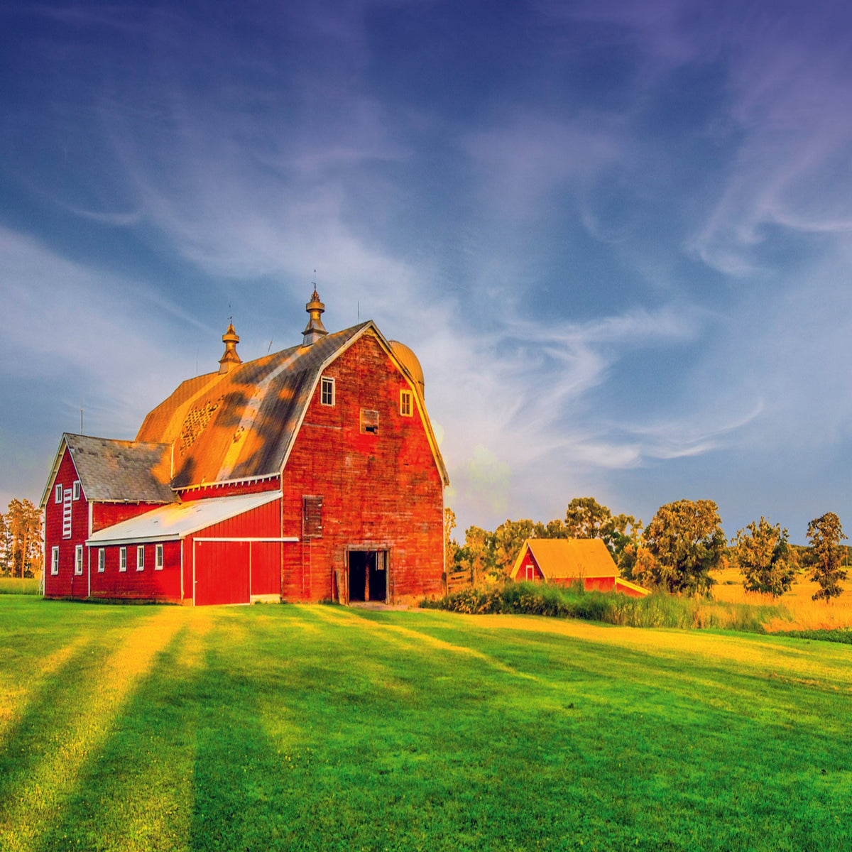 Red Nature: Classic Red Barn 500 Piece Puzzle