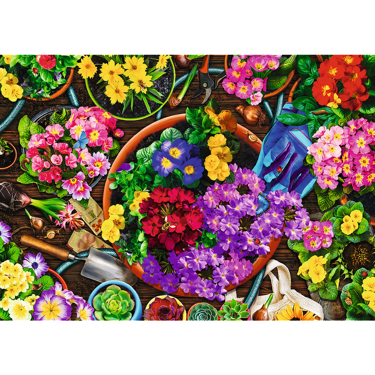 Working In The Garden 2 X 500 Piece Puzzle