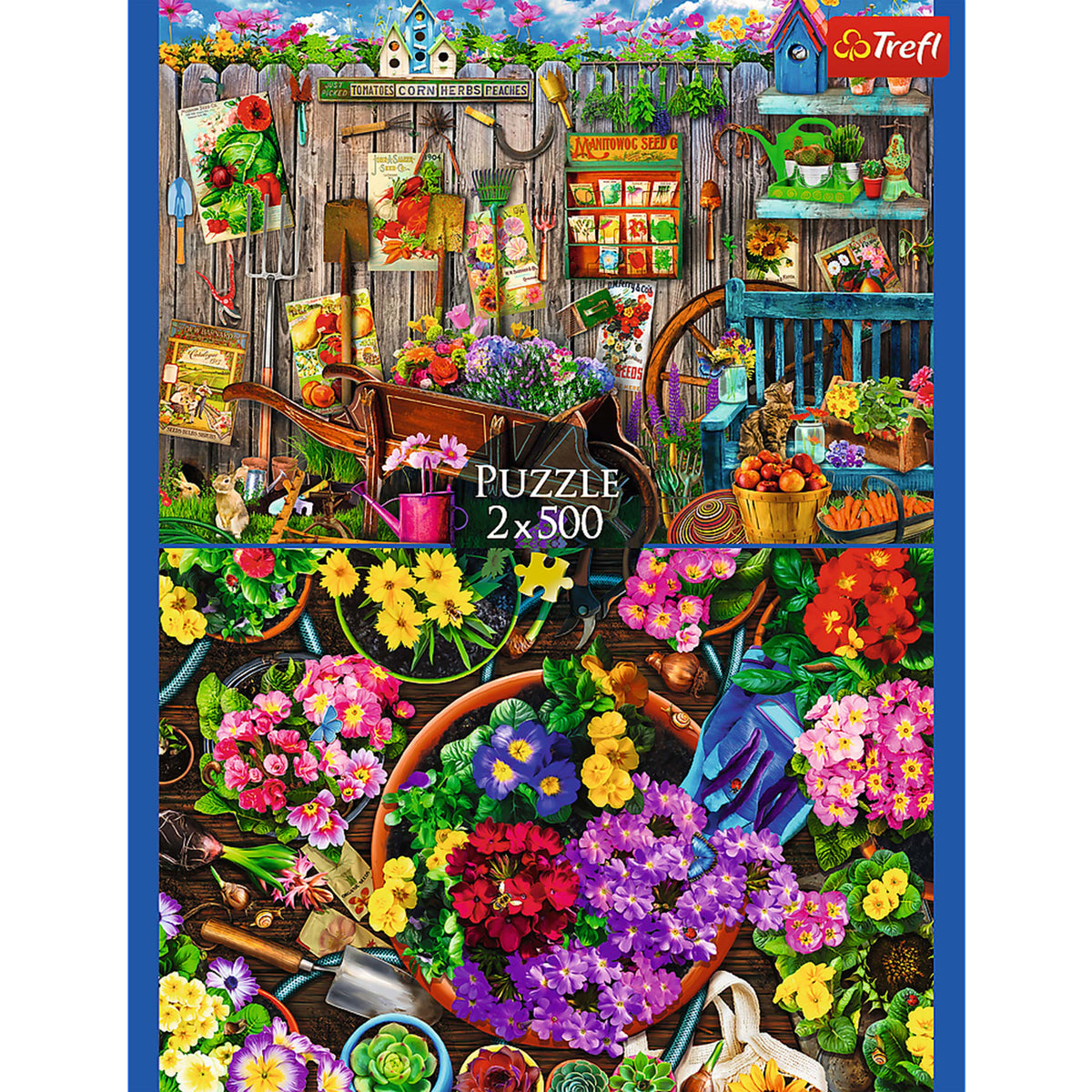 Working In The Garden 2 X 500 Piece Puzzle