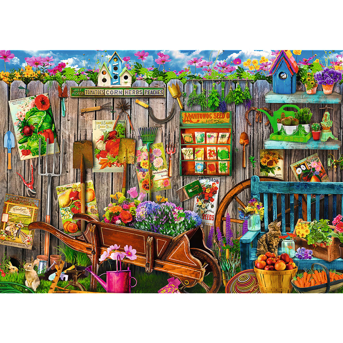 Working In The Garden 2 X 500 Piece Puzzle
