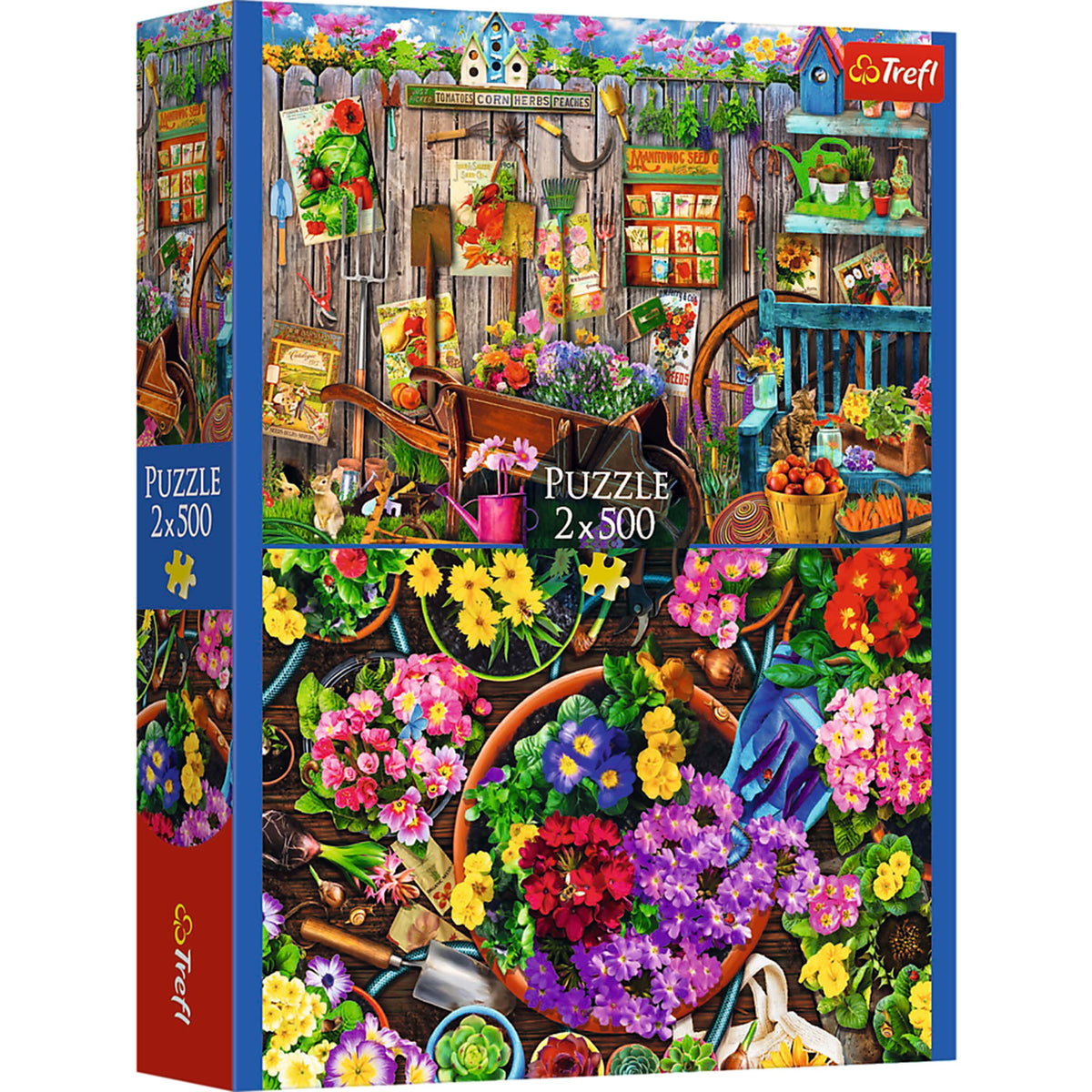 Working In The Garden 2 X 500 Piece Puzzle