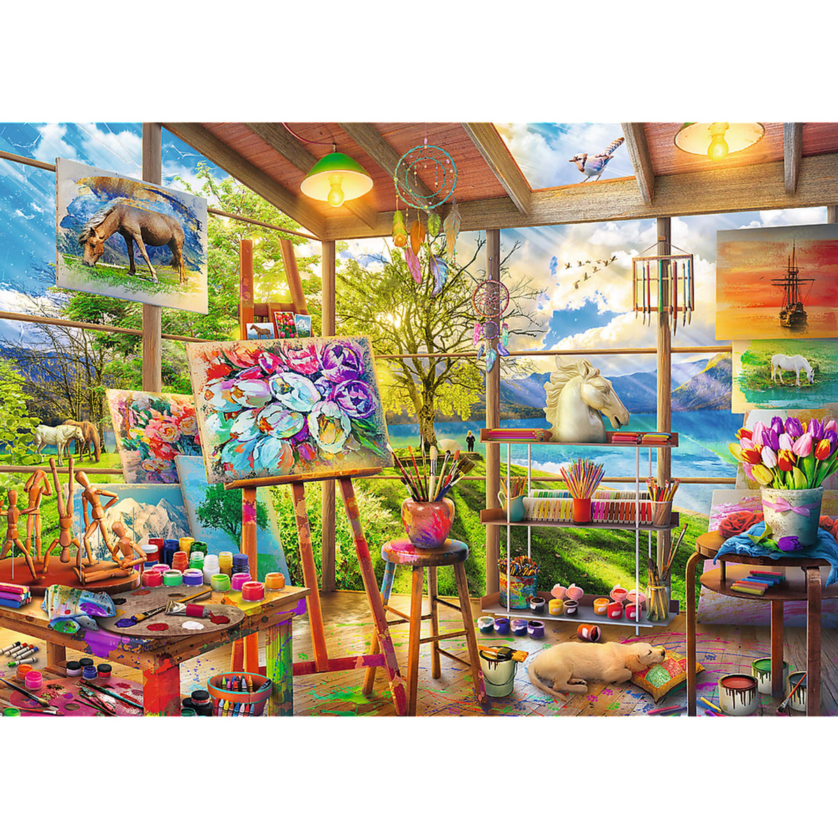 The Art Of Painting 2 X 500 Piece Puzzle