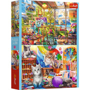 The Art Of Painting 2 X 500 Piece Puzzle