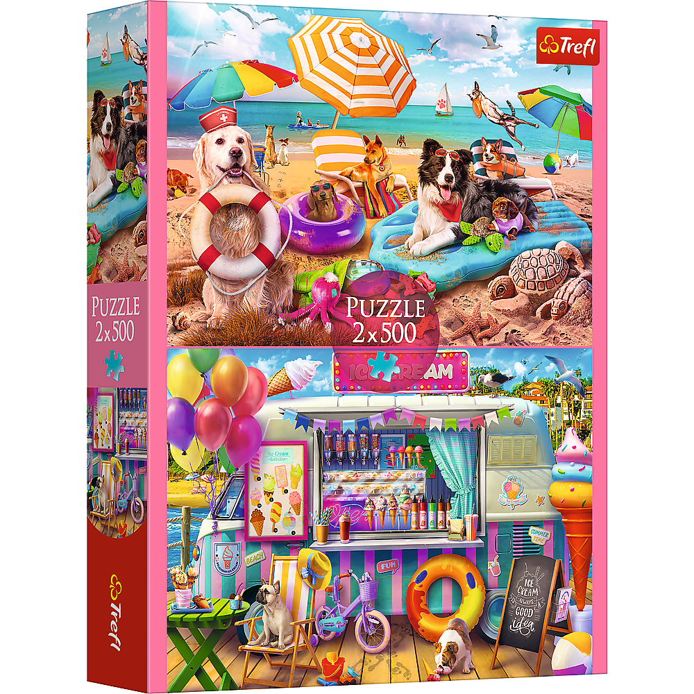 Red 2x500 Summertime Puzzle