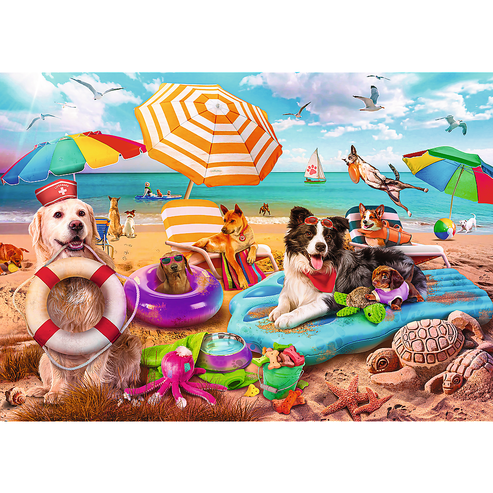 Red 2x500 Summertime Puzzle