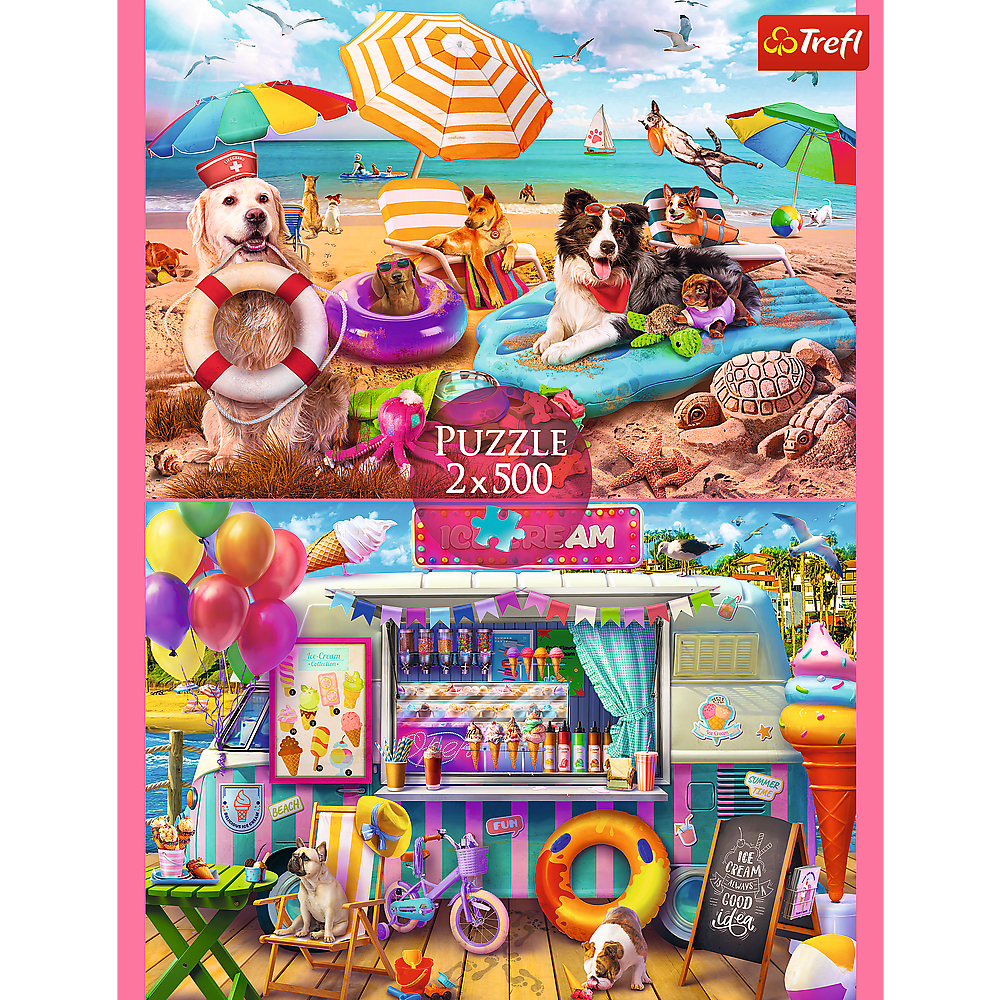 Red 2x500 Summertime Puzzle