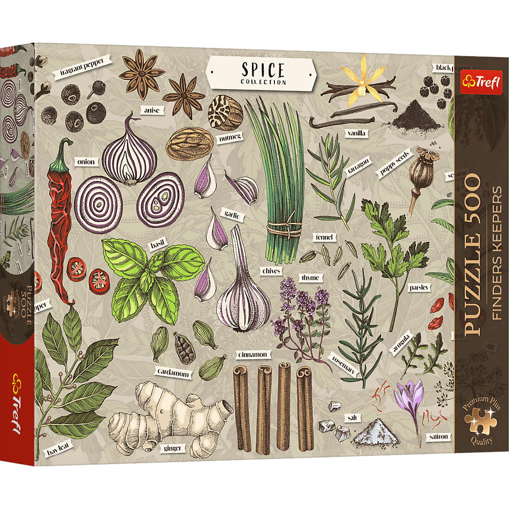 Premium Plus Finders Keepers Spices 500 Piece Puzzle