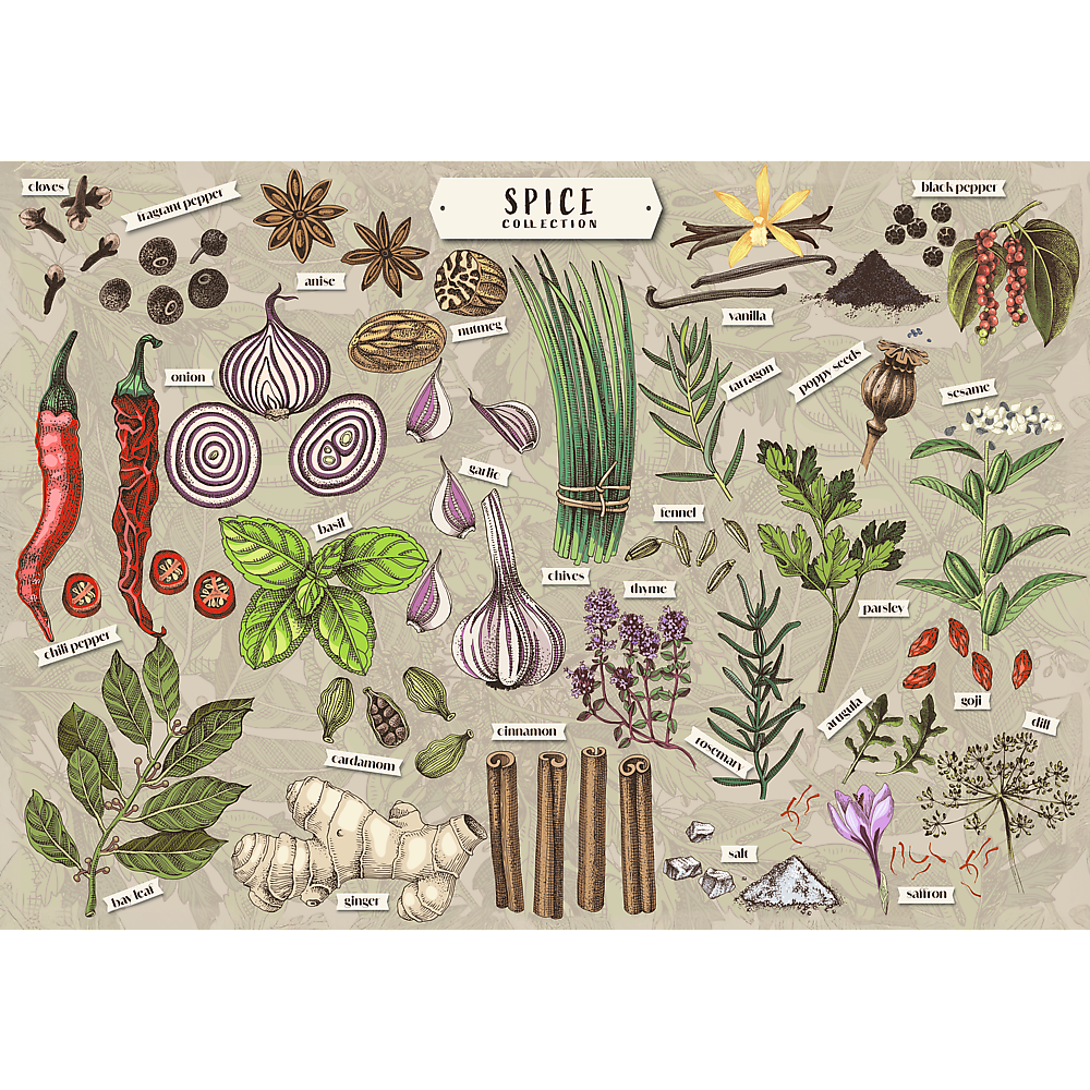 Premium Plus Finders Keepers Spices 500 Piece Puzzle