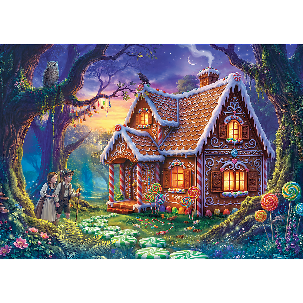 Premium Plus Enchanted Fairy Tales Hansel And Gretel 500 Piece Puzzle