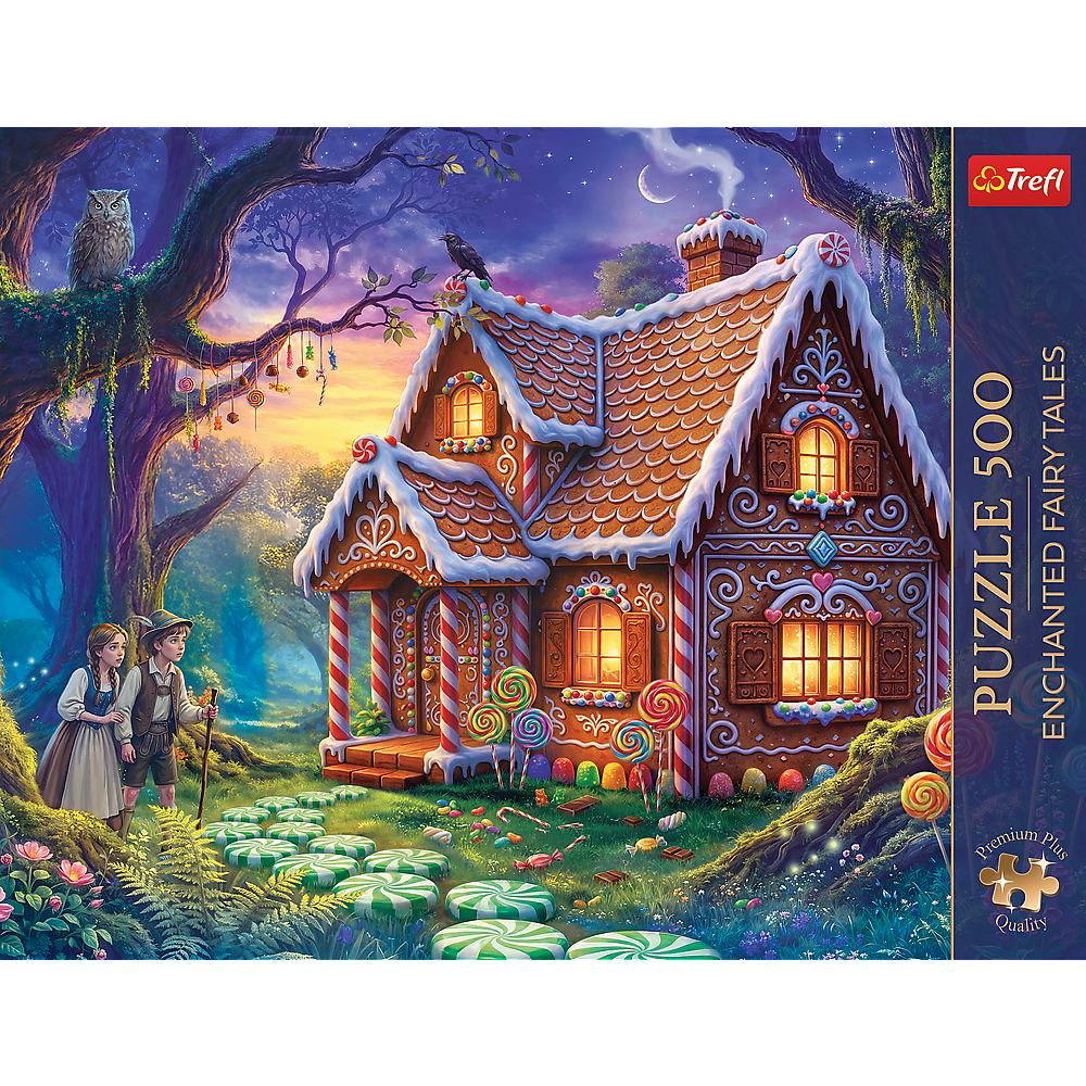 Premium Plus Enchanted Fairy Tales Hansel And Gretel 500 Piece Puzzle