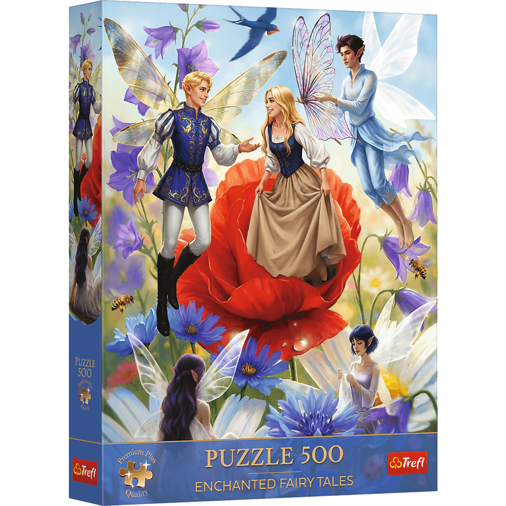Premium Plus Enchanted Fairy Tales Thumbelina 500 Piece Puzzle