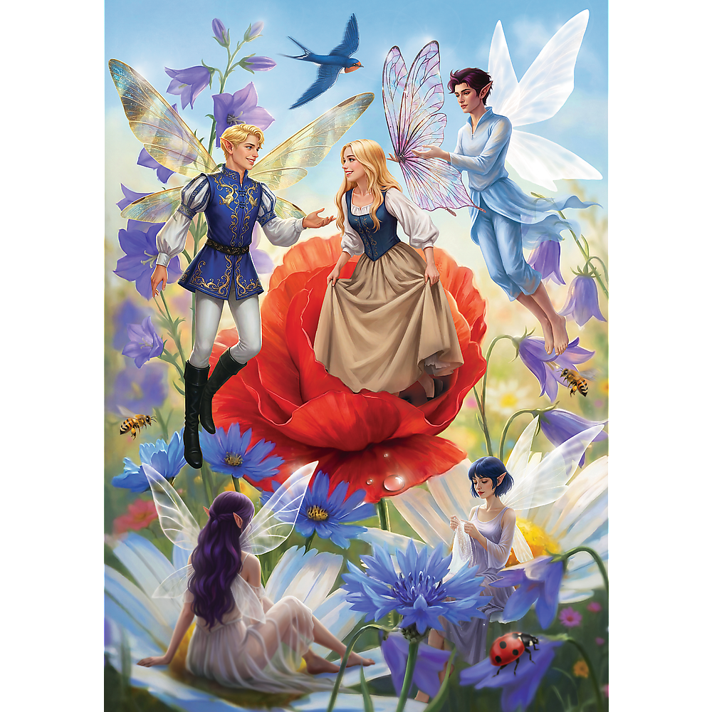 Premium Plus Enchanted Fairy Tales Thumbelina 500 Piece Puzzle