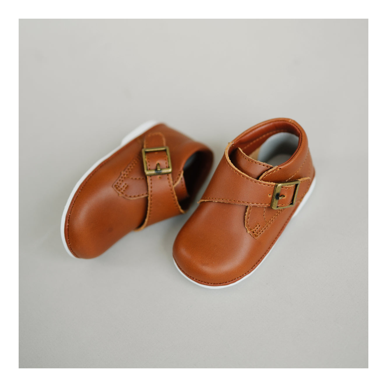 Finch Boy's Buckled Leather Boot (baby)