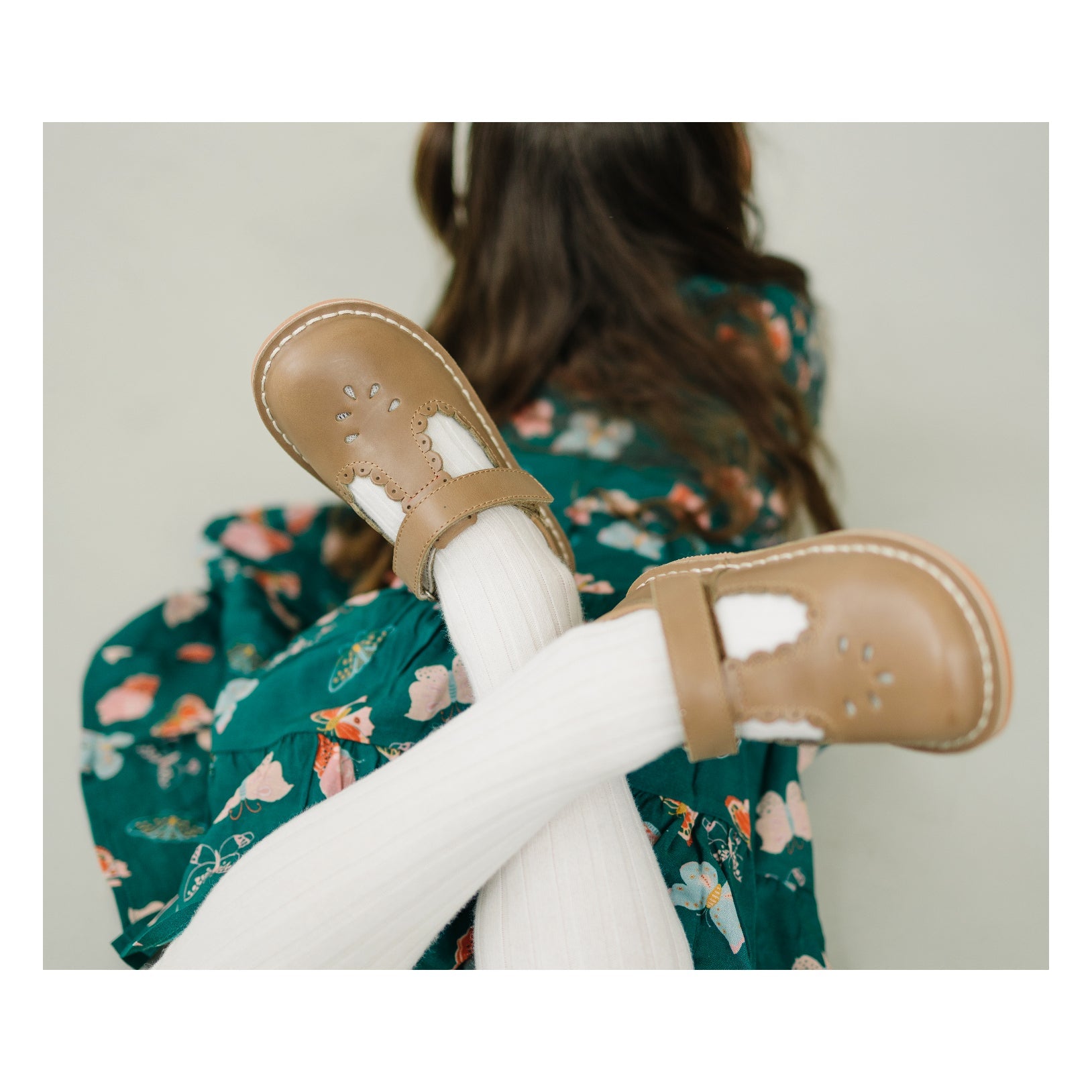 Angie Scalloped T-strap Mary Jane