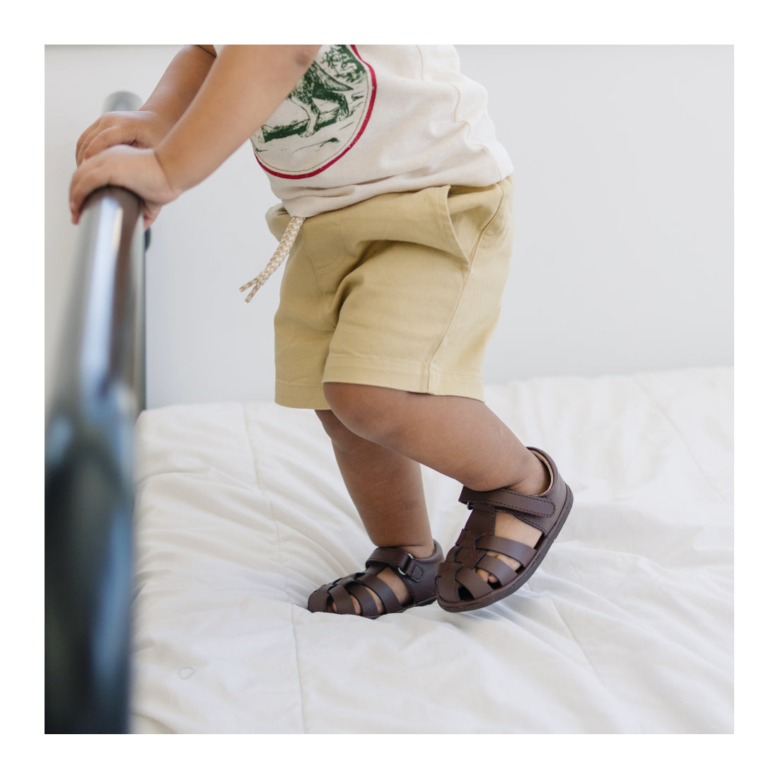 Mack Leather Fisherman Sandal (baby)