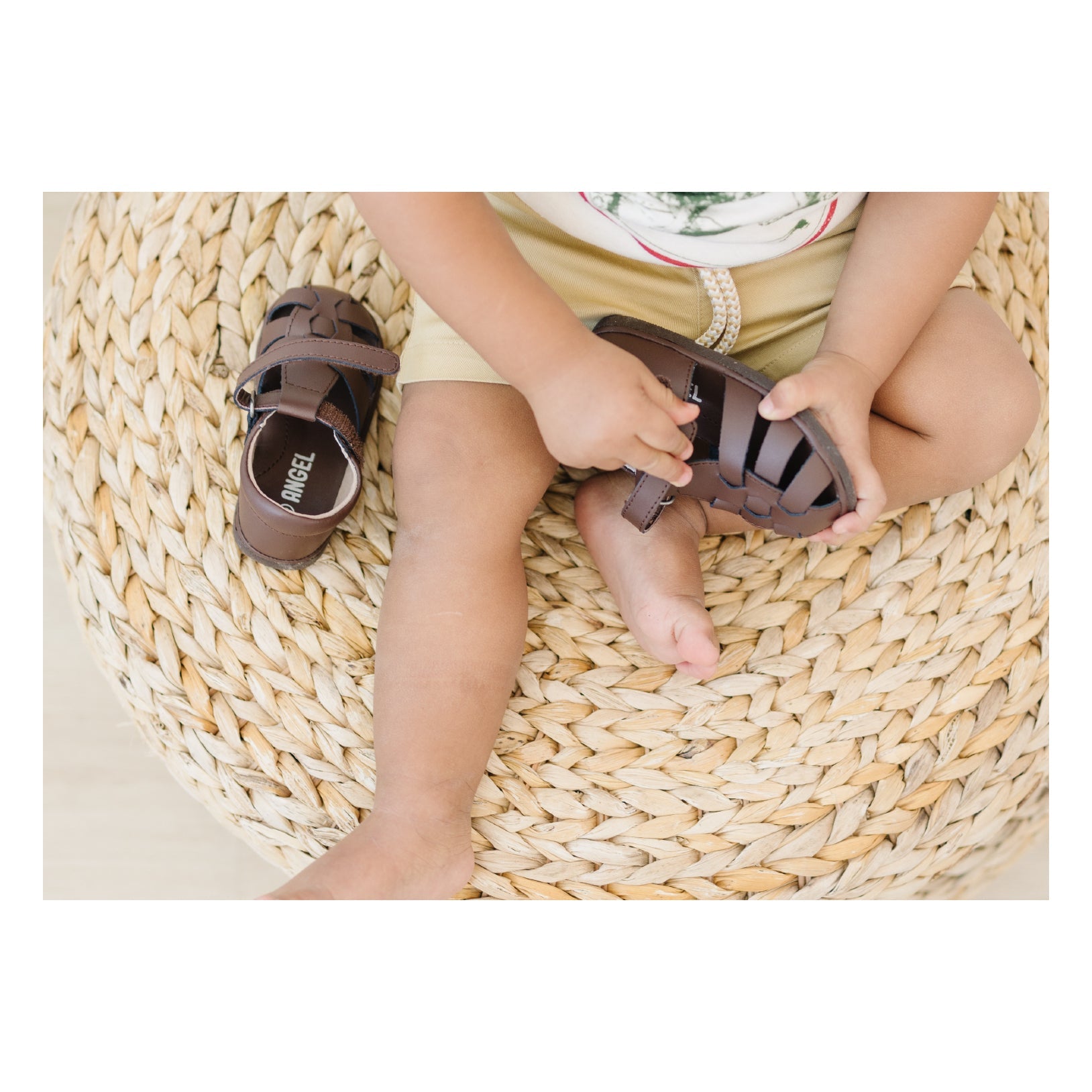 Mack Leather Fisherman Sandal (baby)