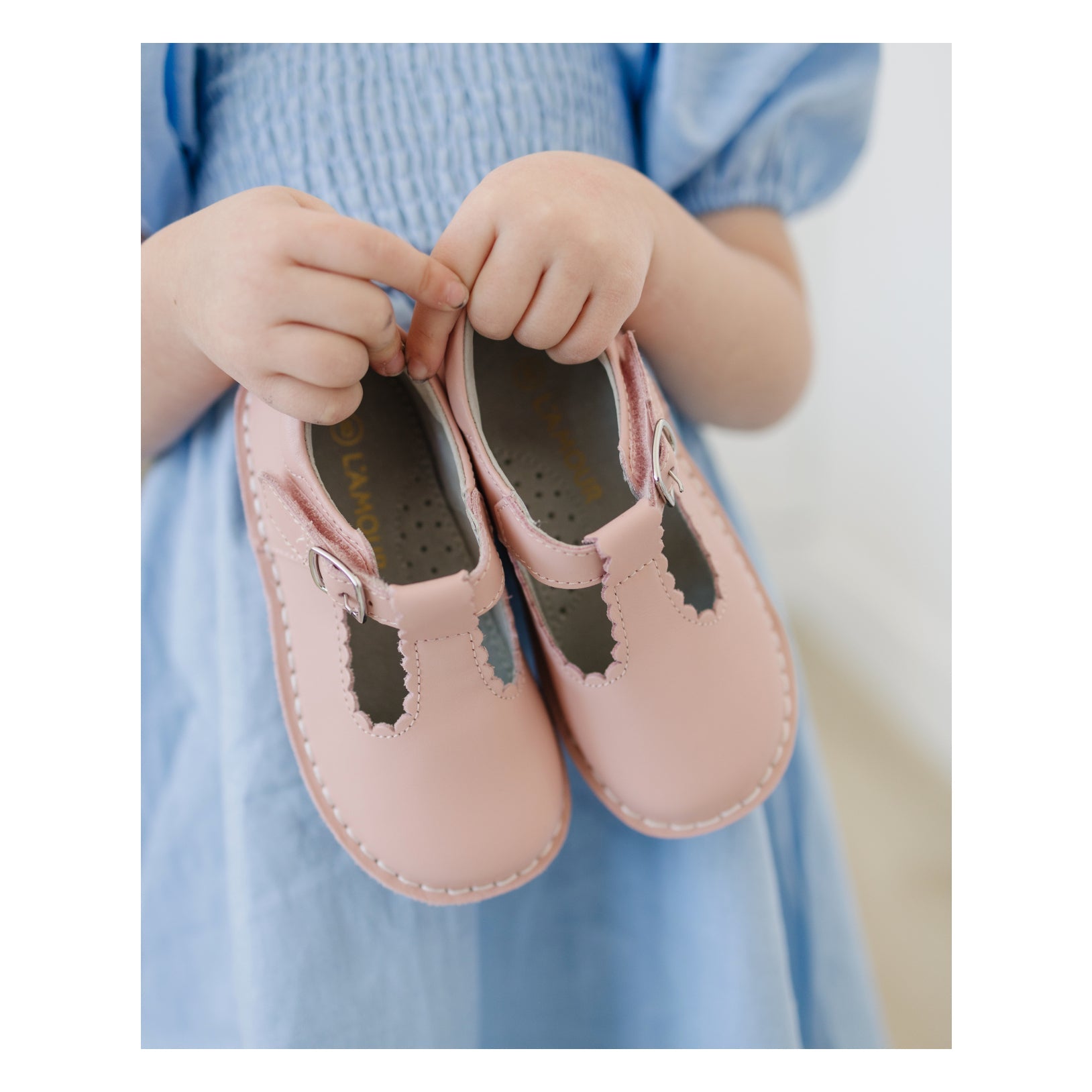 Selina Scalloped T-strap Mary Jane