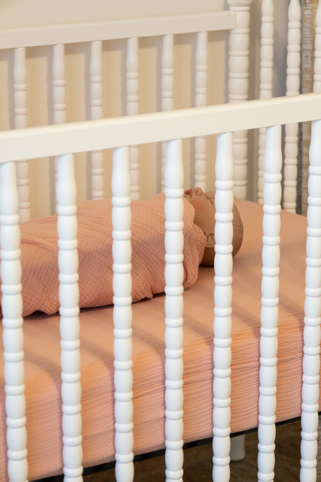 100% Organic Cotton Gauze Muslin Crib Sheet