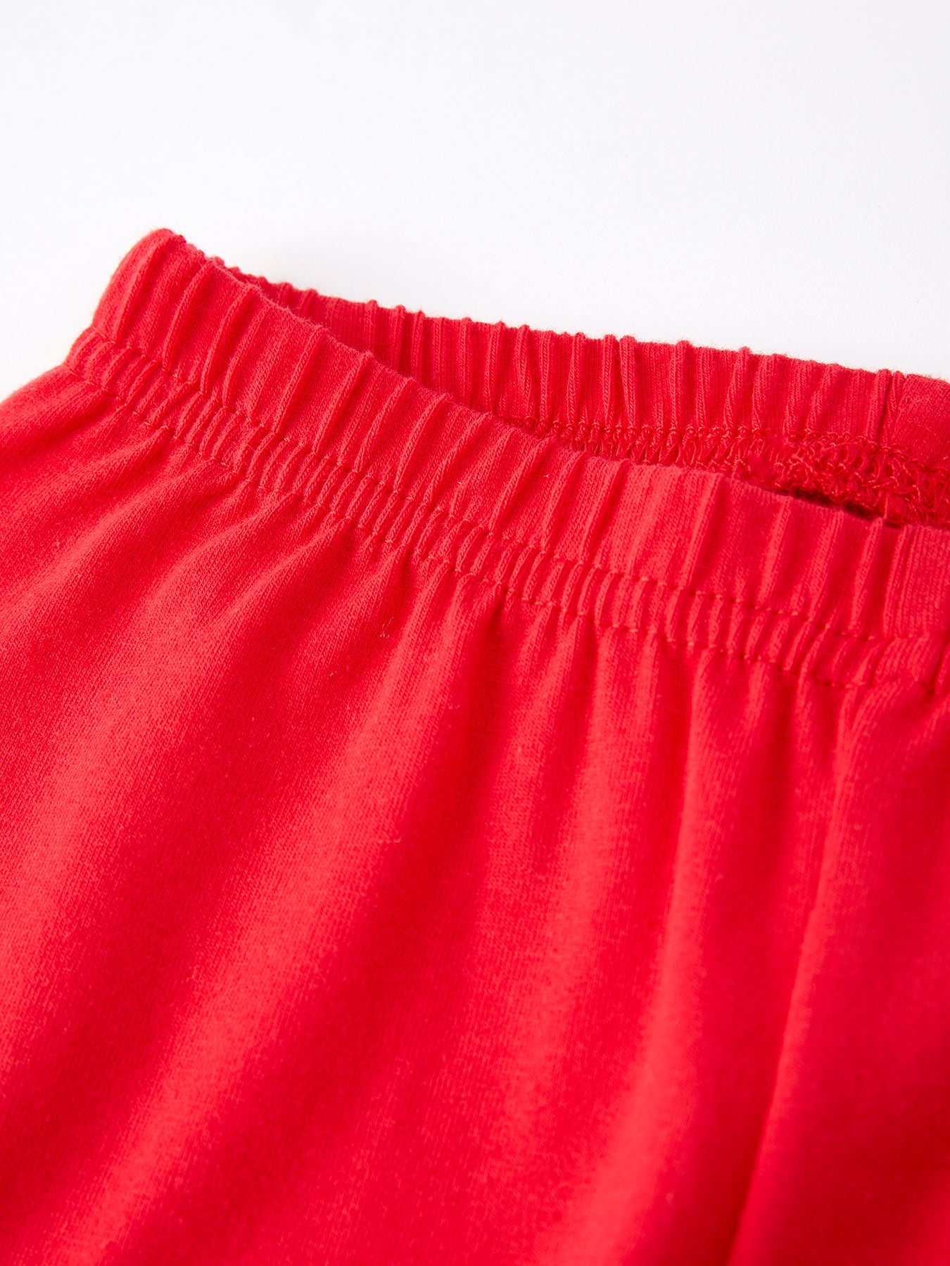 Christmas Red Boys Santa Claus Embroidered Pajamas