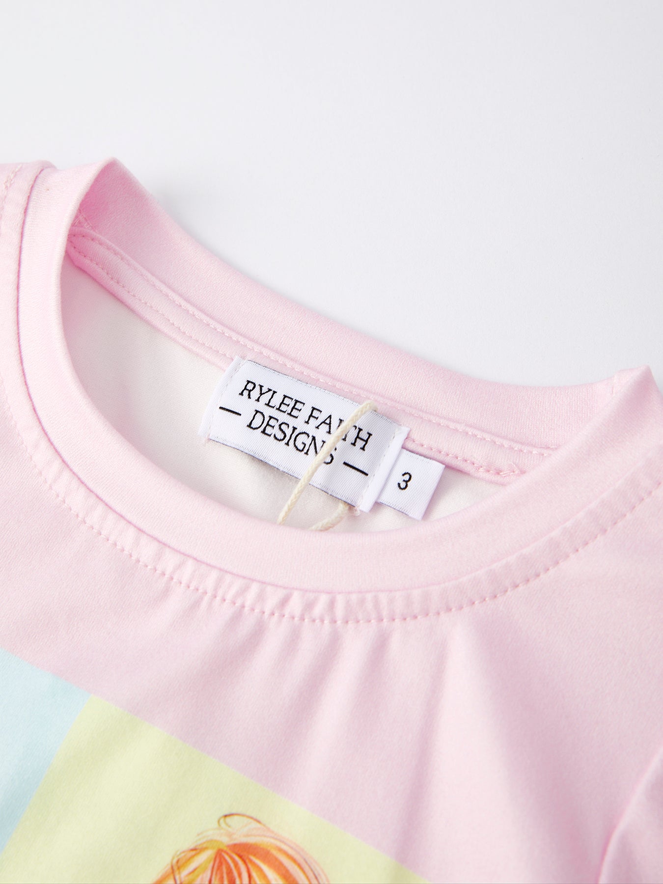 Ts Print Girls Milk Silk Color Outfits