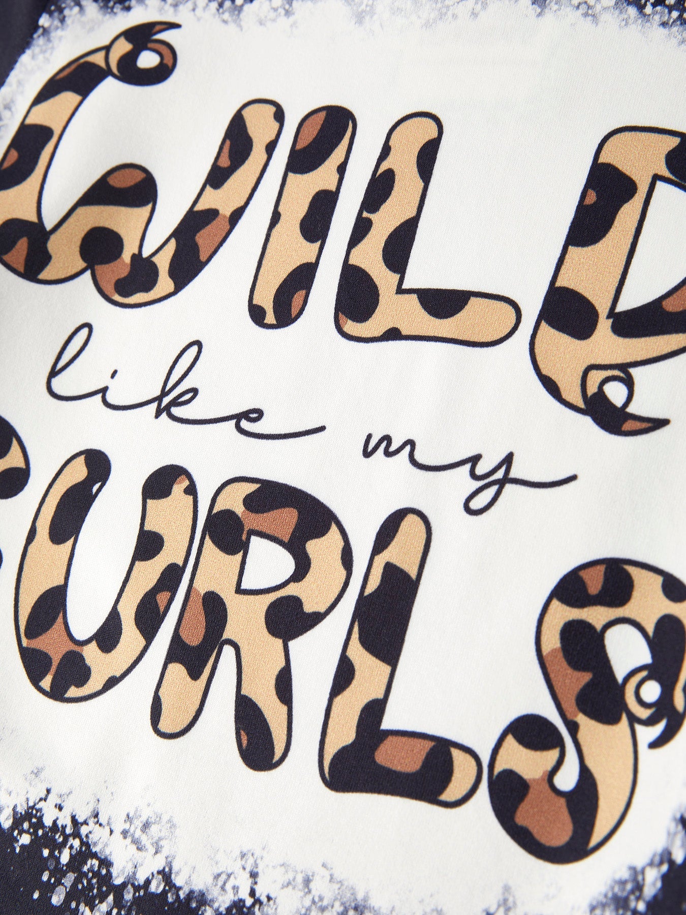 "wild Curls" Leopard Print Girls Set