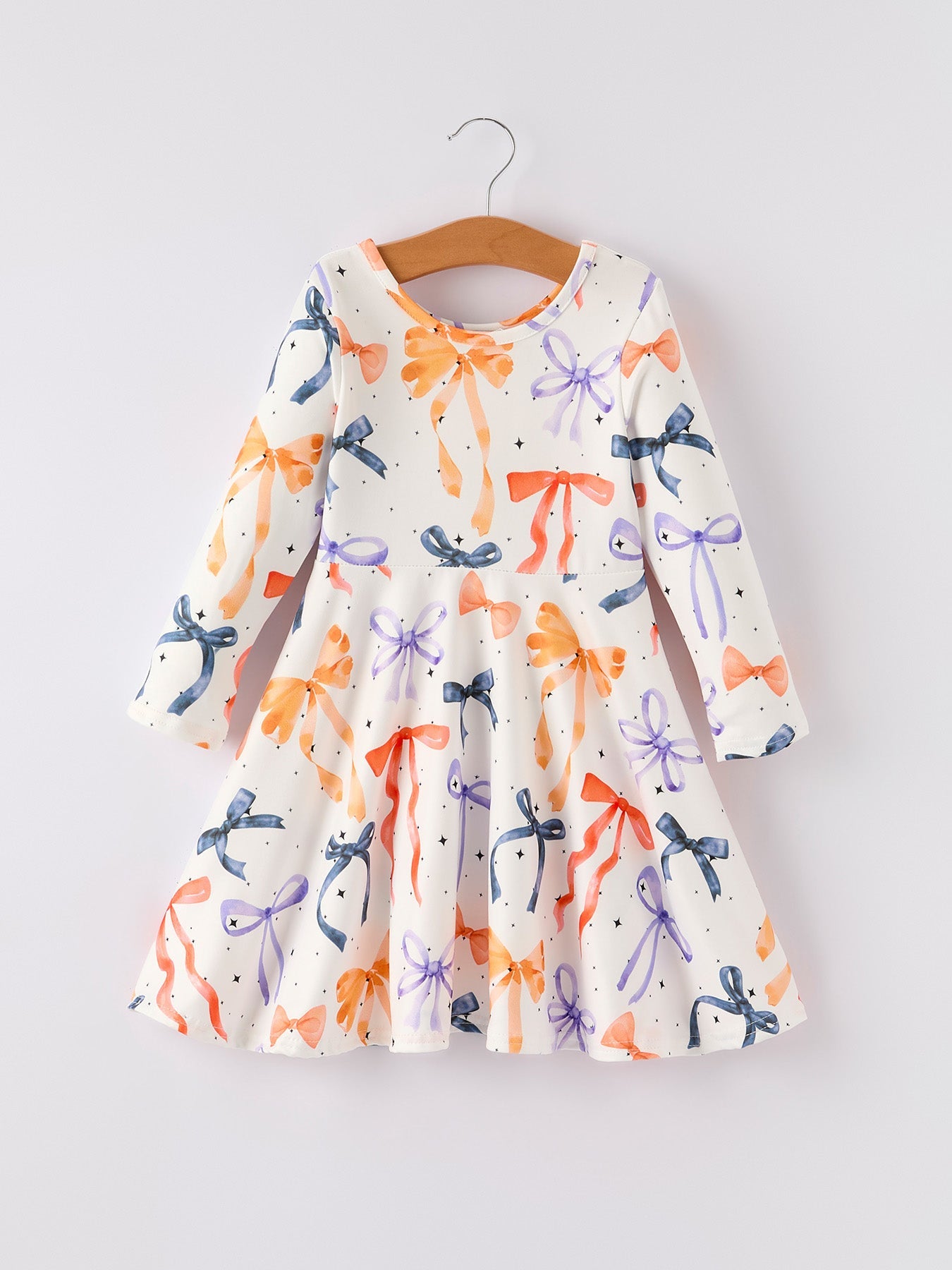 Halloween Bow Spring And Summer Girls Dress
