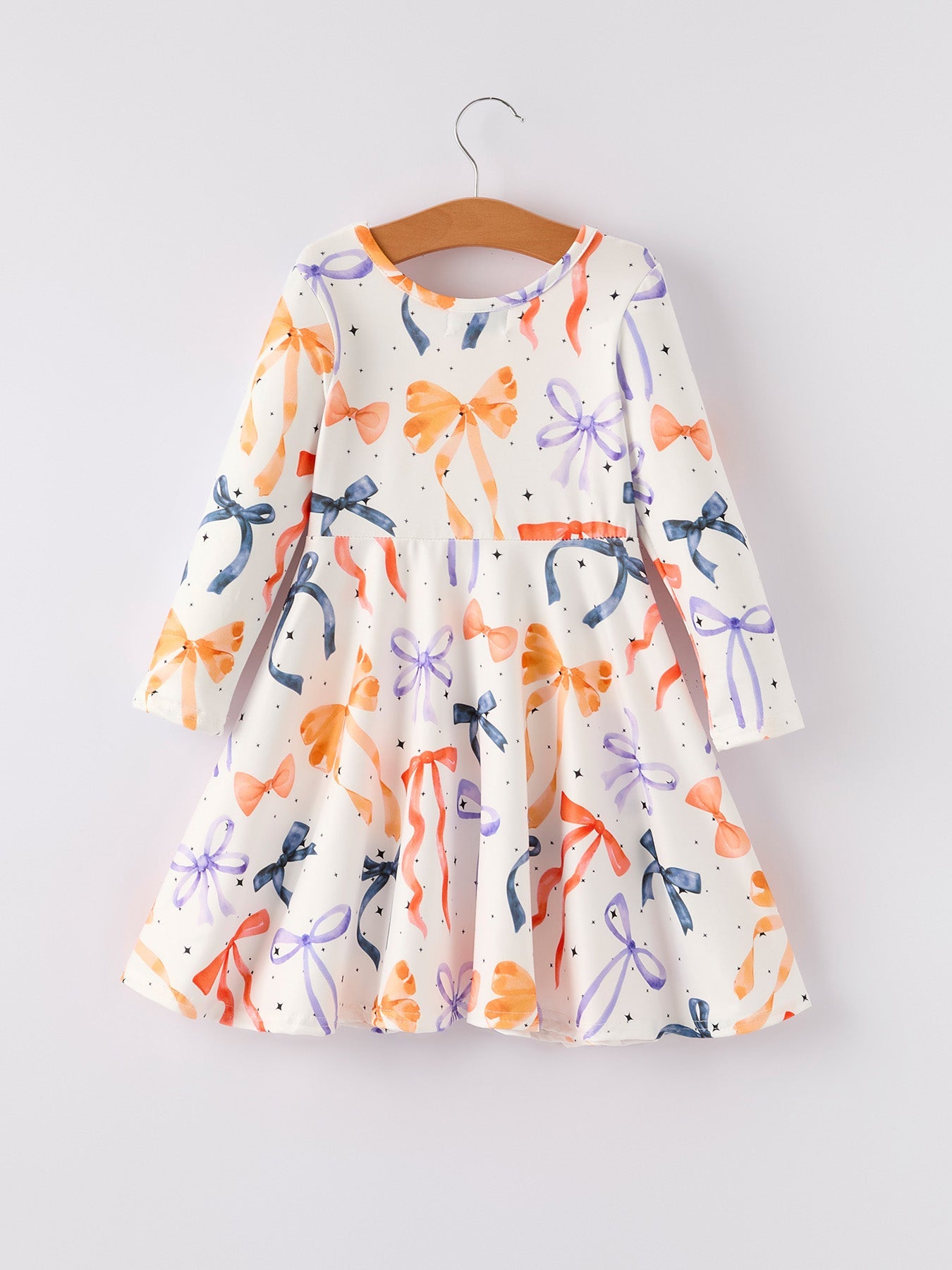Halloween Bow Spring And Summer Girls Dress