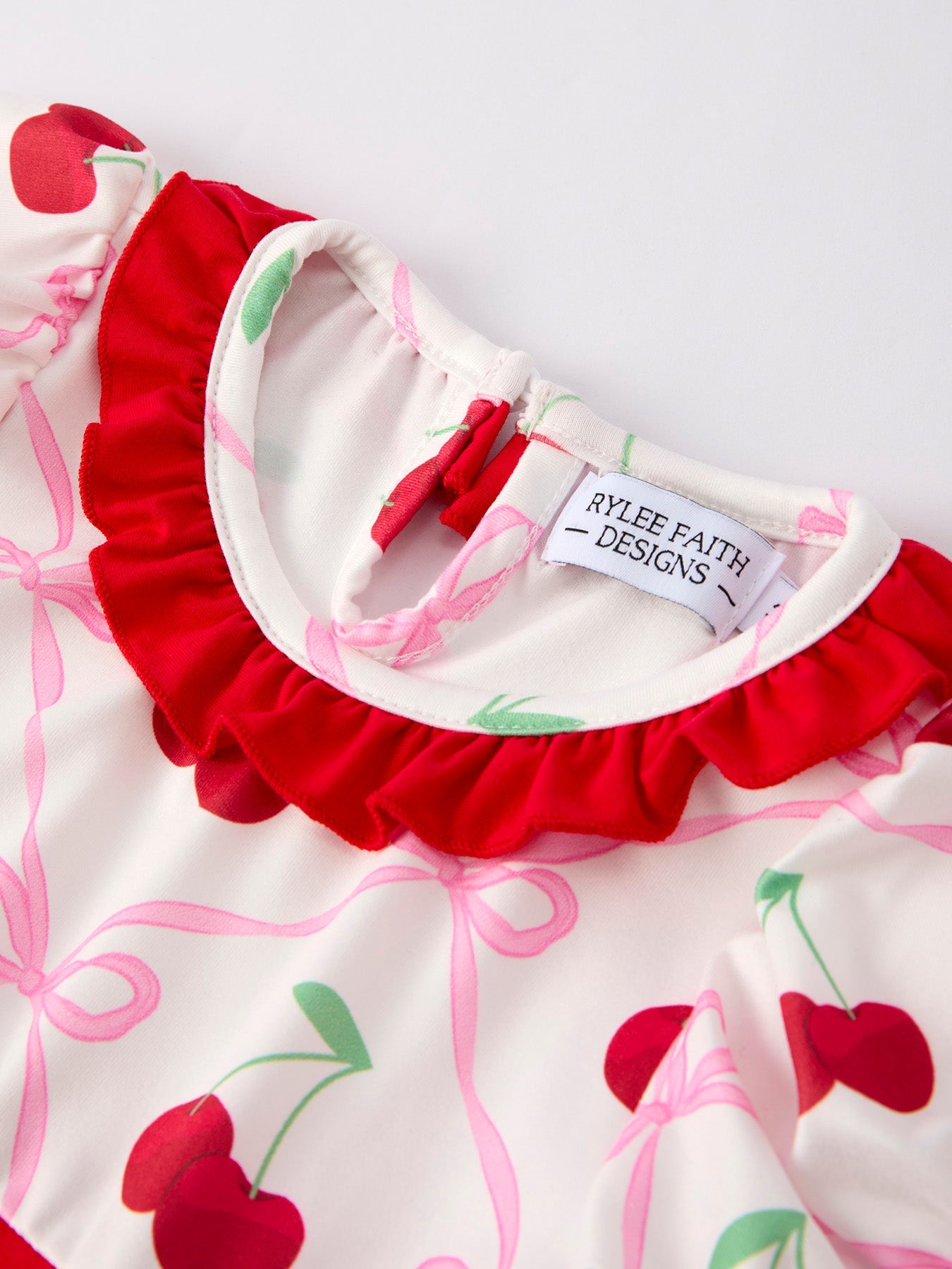 Cherry Bow Girls' Dress