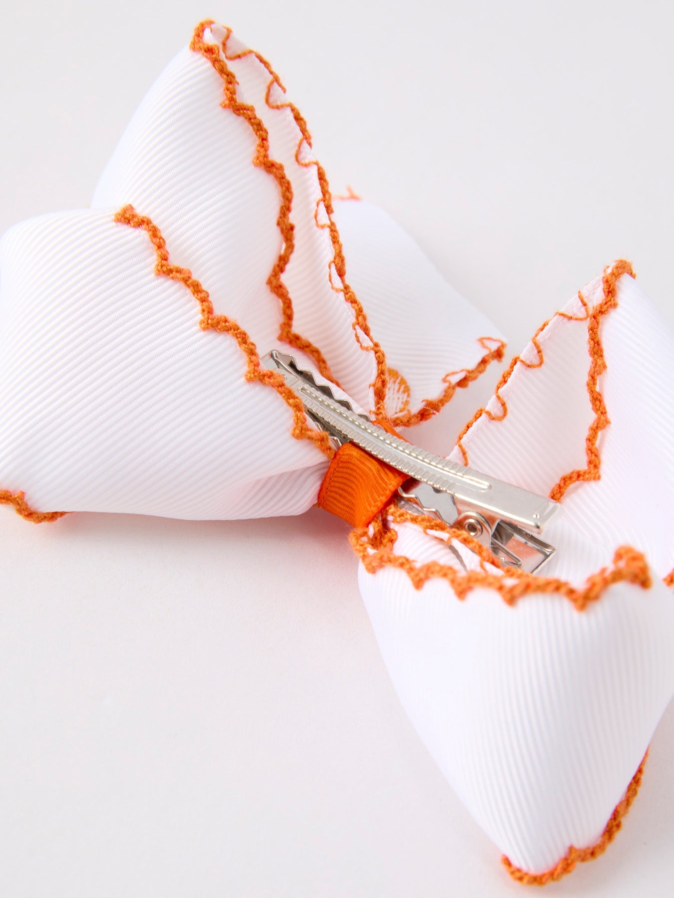 Halloween Pumpkin Bow Hairpin