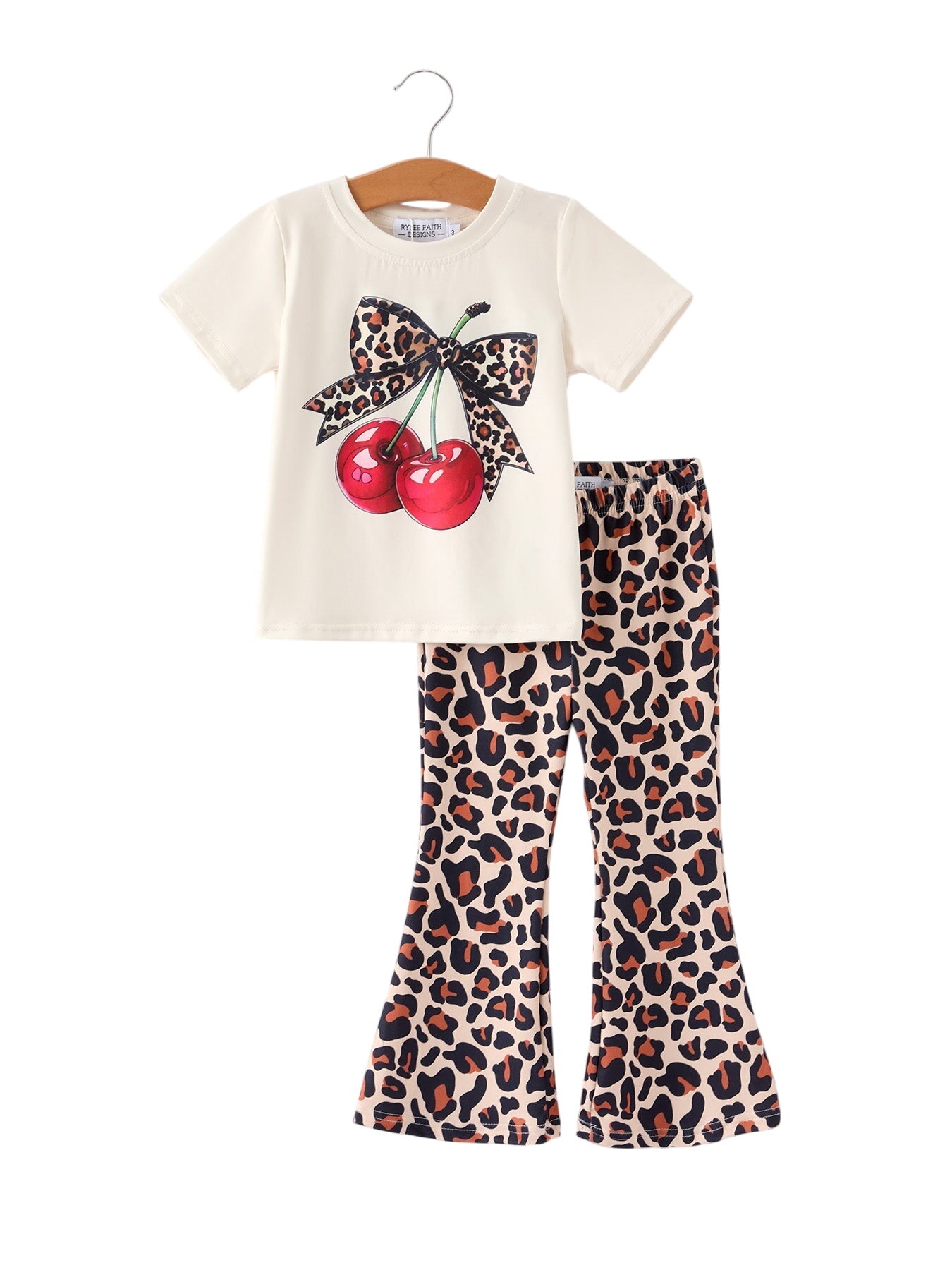 Cherry Leopard Girls Set