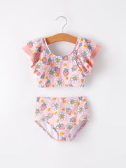 "strawberry" Girls Swimsuit