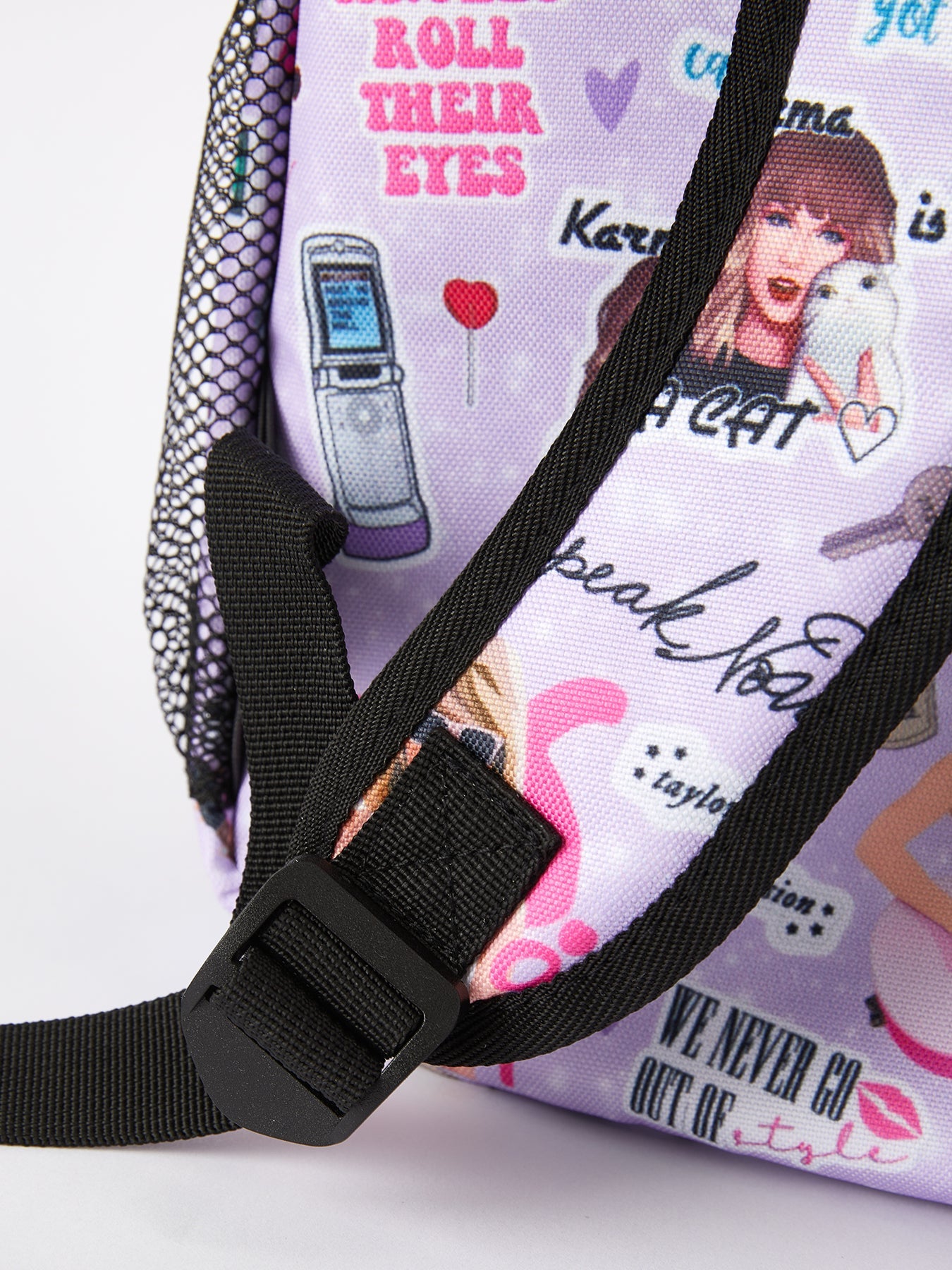 Ts Print Purple Backpack