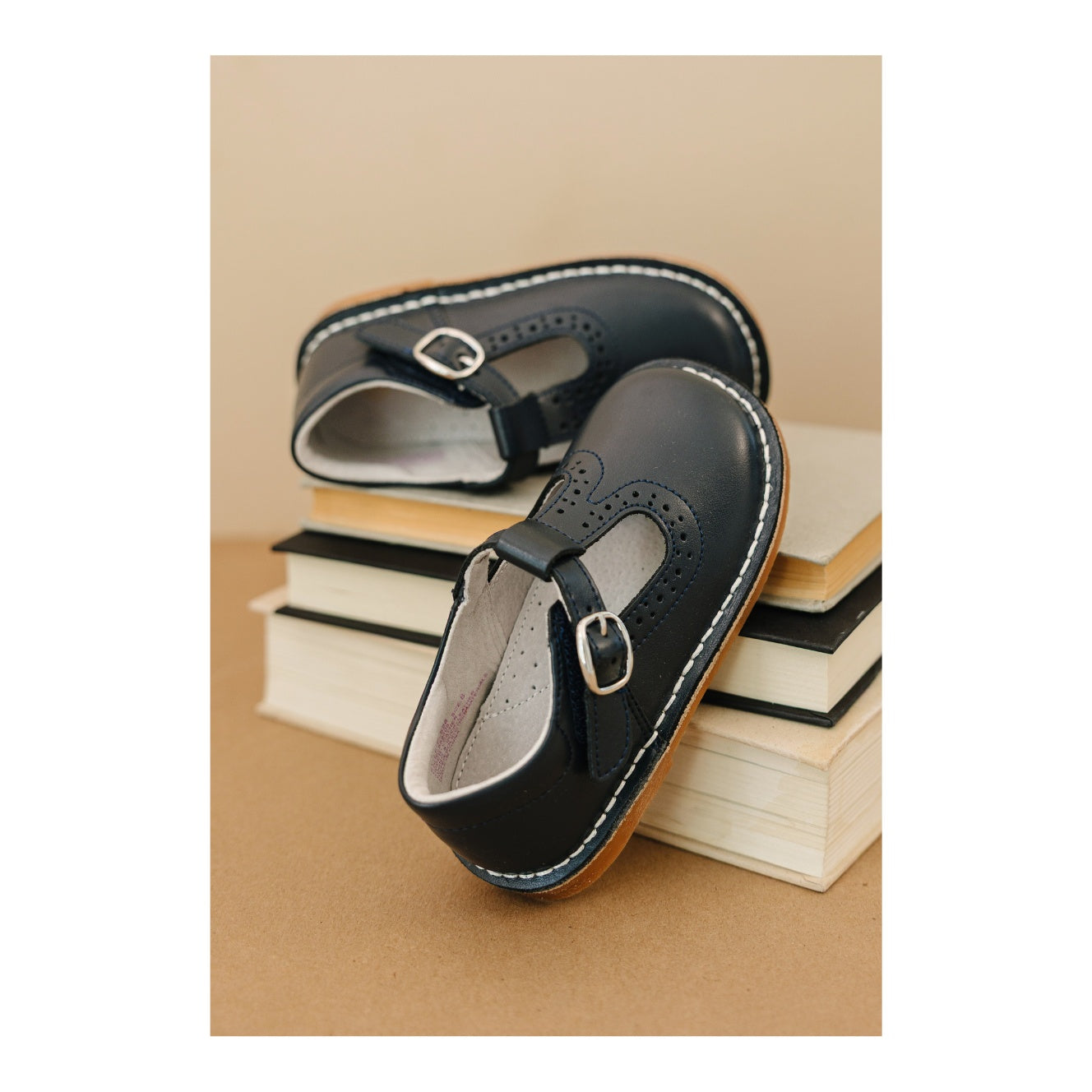 Frances T-strap Perforated Mary Jane