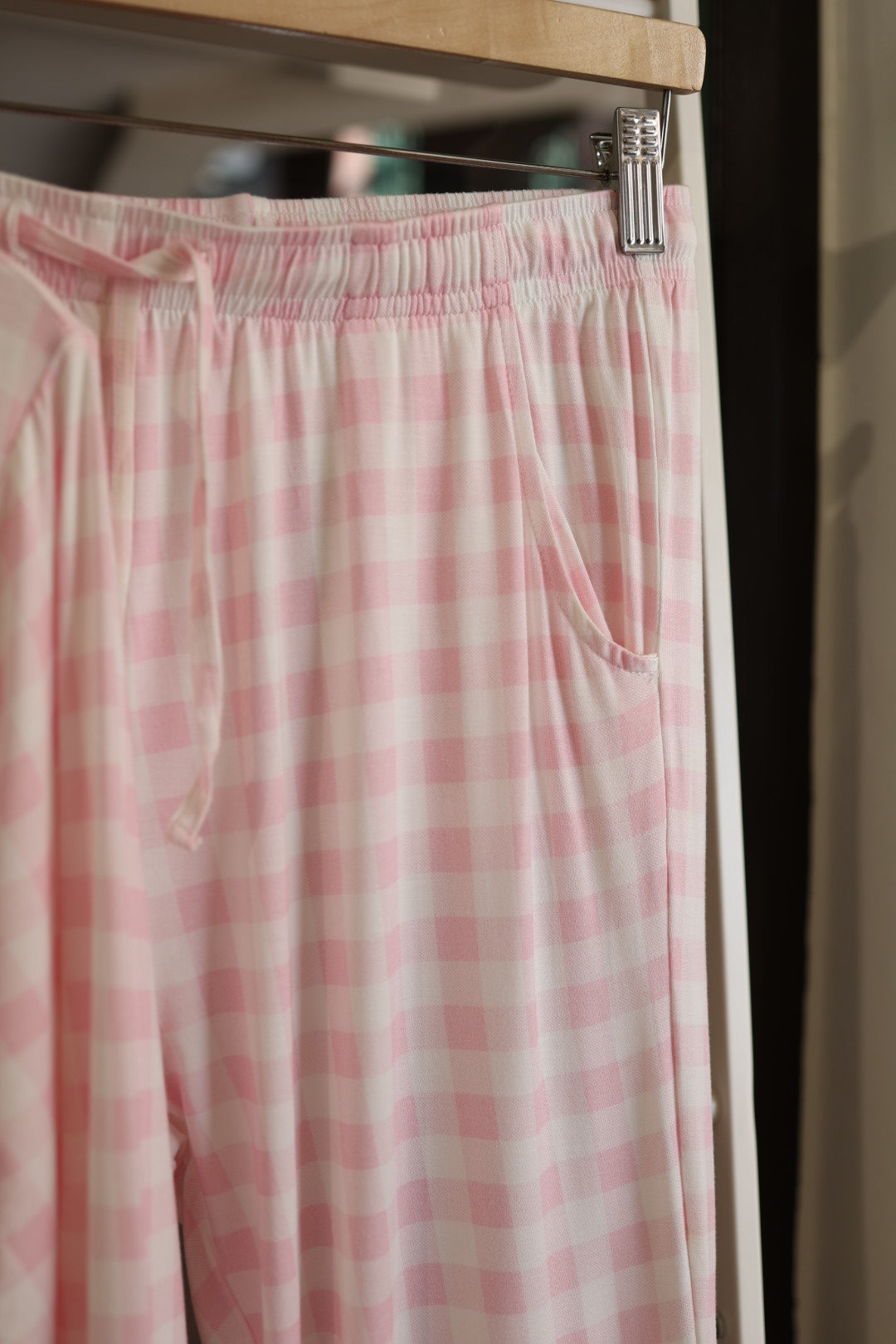 Women's Bamboo Button Up Lounge Set | Pink Sugar