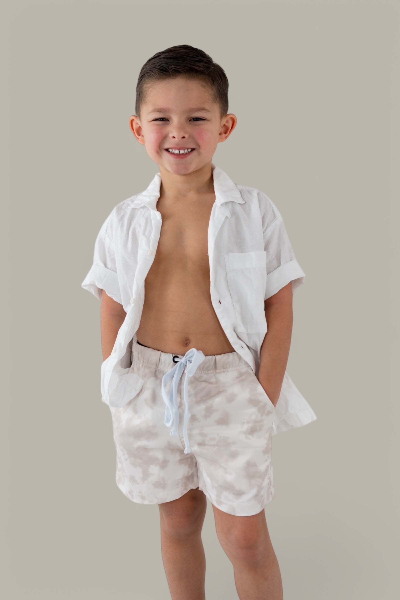 Sandy Shores Boy’s Dream Swim Trunks