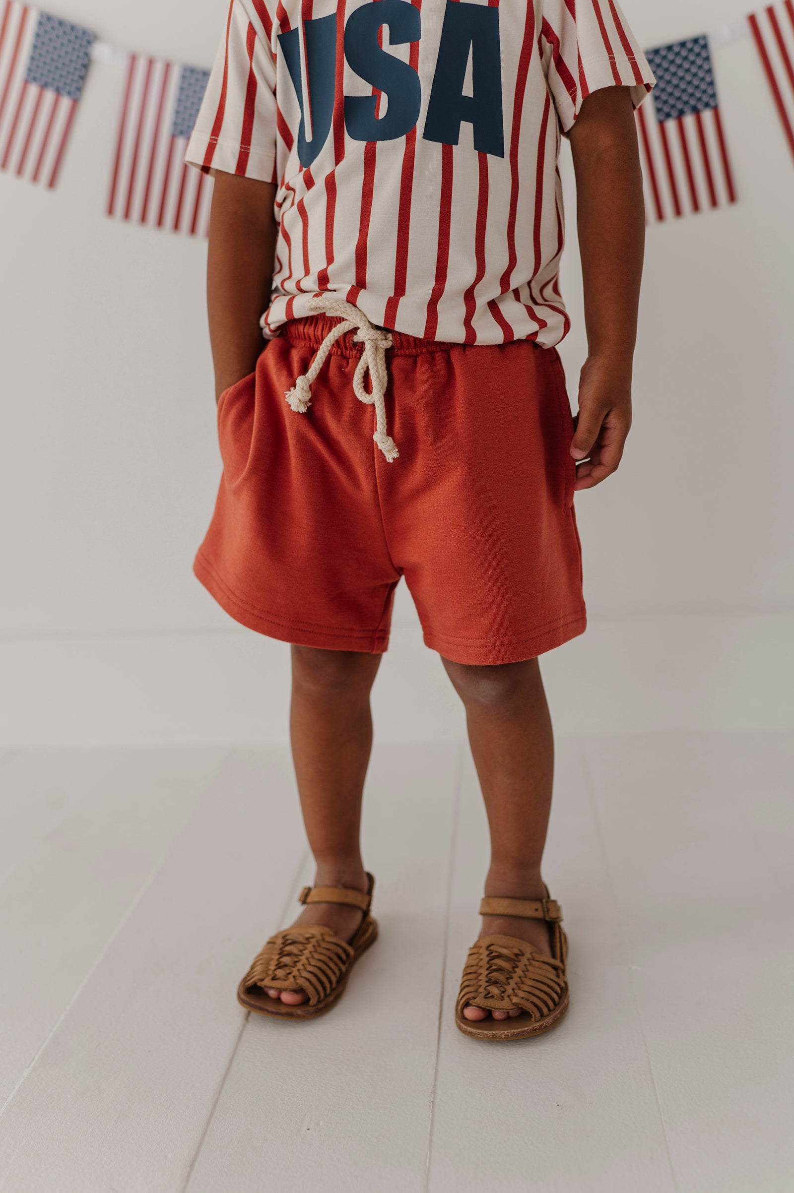 Boys Everyday Shorts In Red