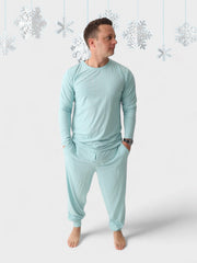 Hazy Blue Rib Men's Dream Jogger Pant