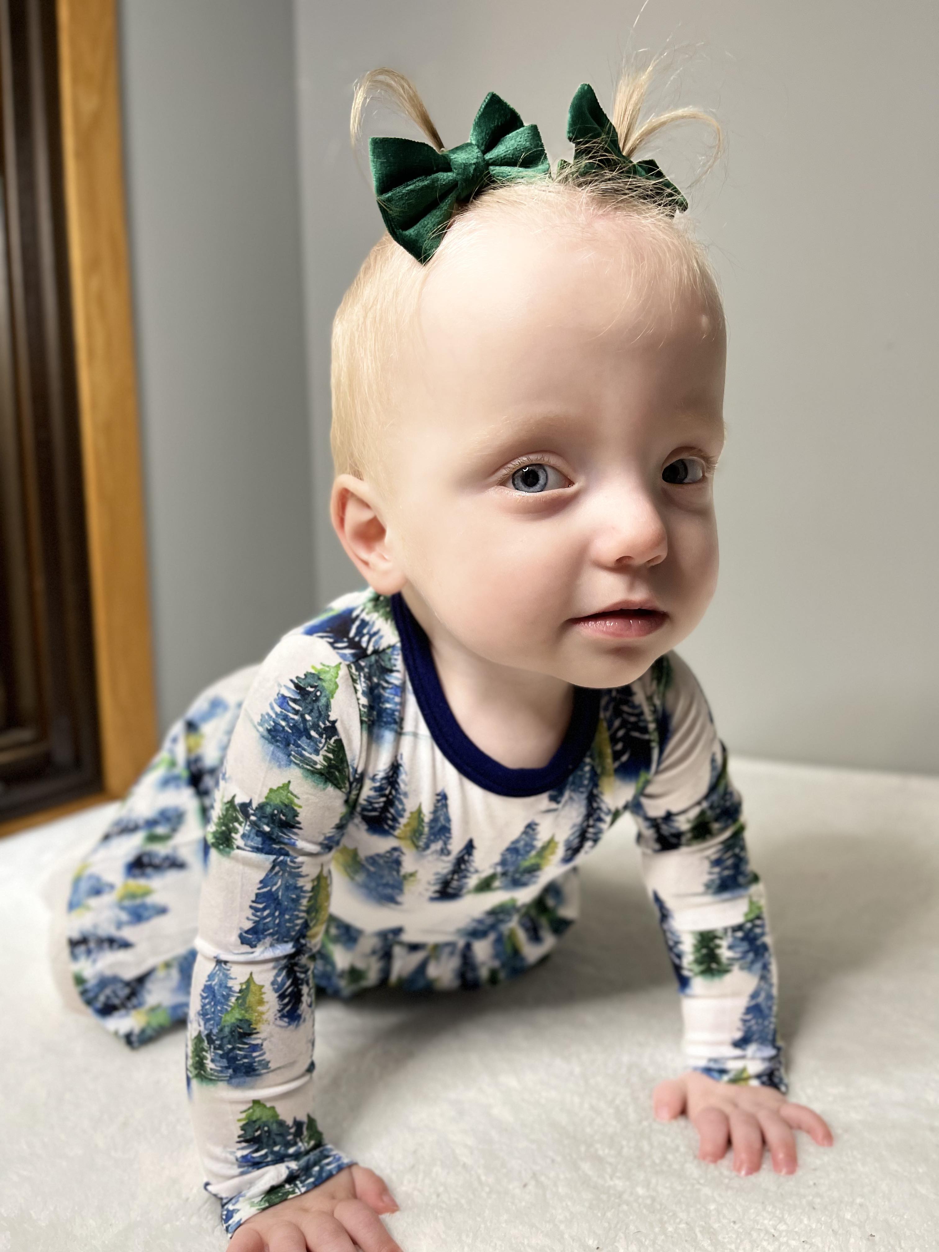 Winter Trees | Bamboo Baby Bodysuit Dress