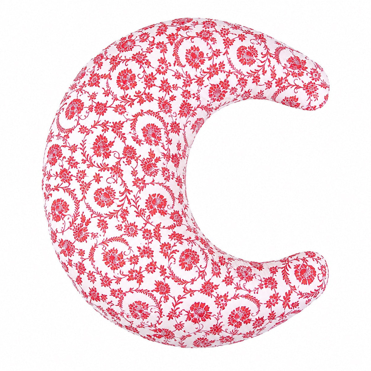 Beige Gingham Ruffle Nursing Pillow Cover