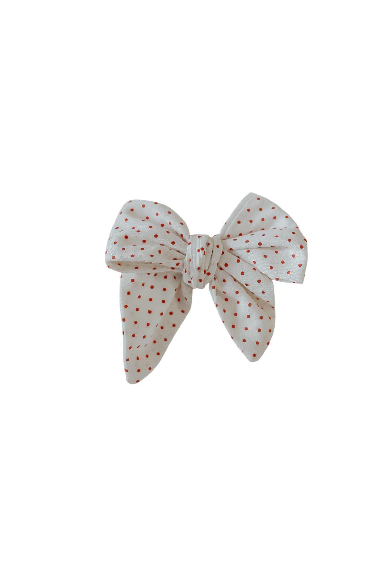 Ruby Bow Clips