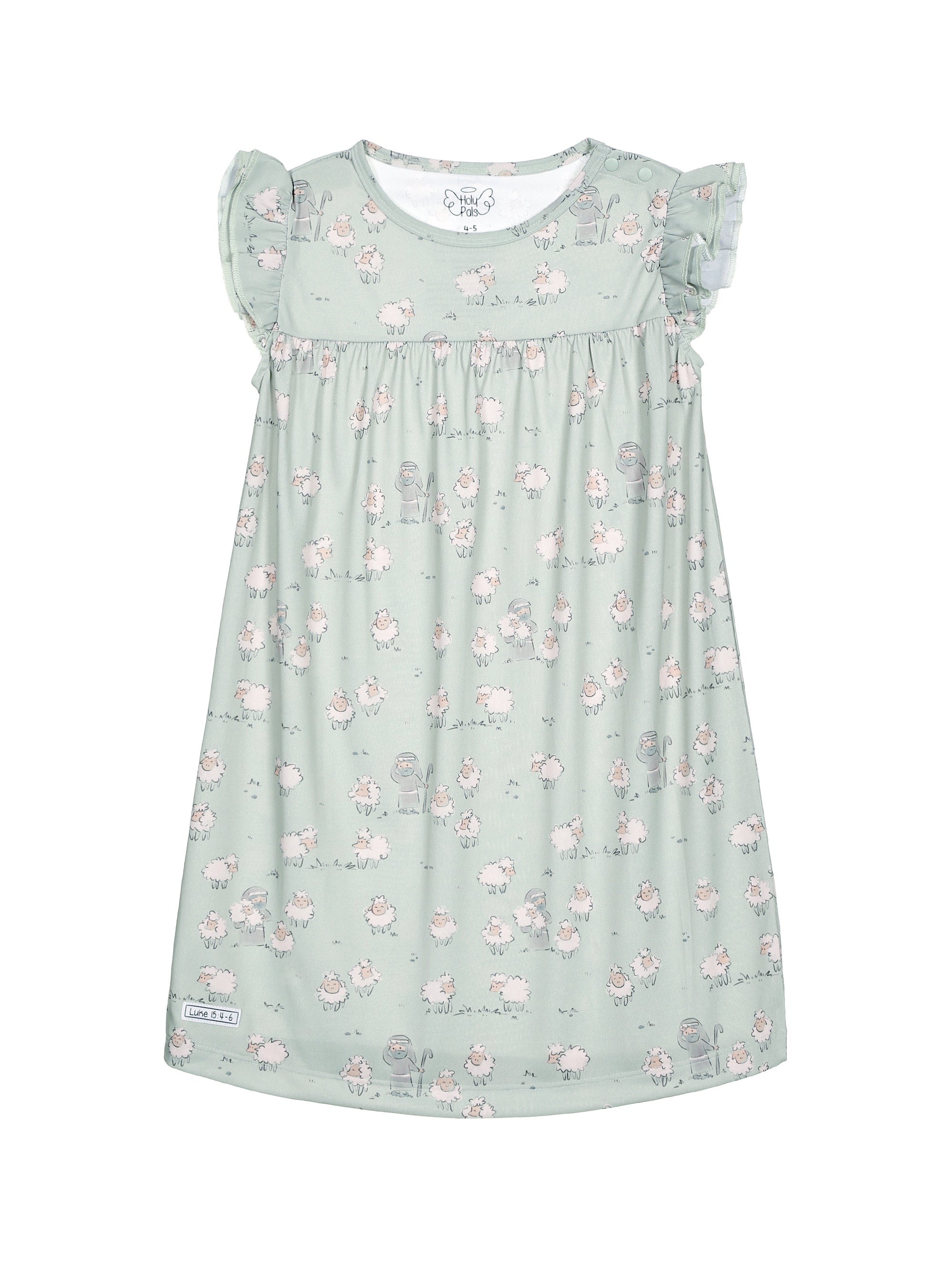 The Lost Sheep Pj Girls Nightgown Polyester