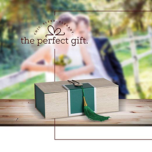 Green Gift Box With Tassel 8 Pack 7x4x 2.5