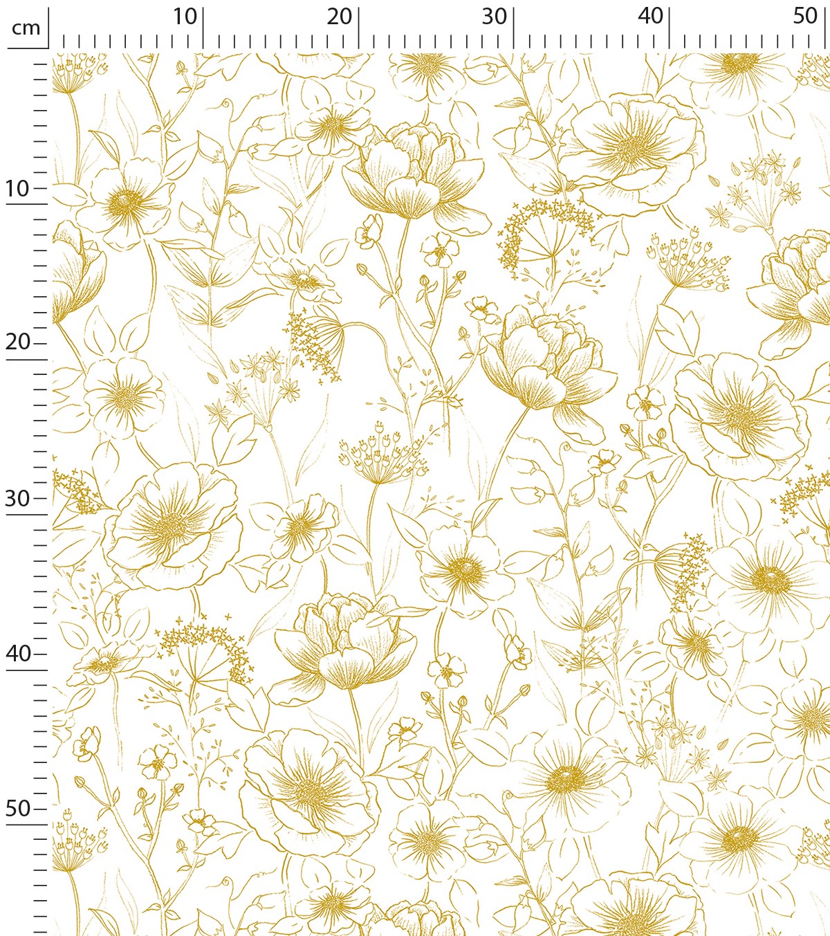 Botany - Children's Wallpaper - Flower Motif