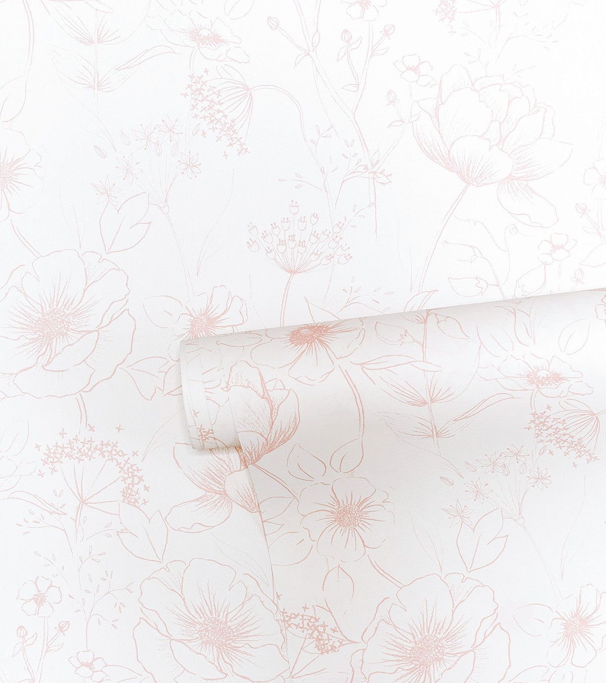 Botany - Children's Wallpaper - Flower Motif