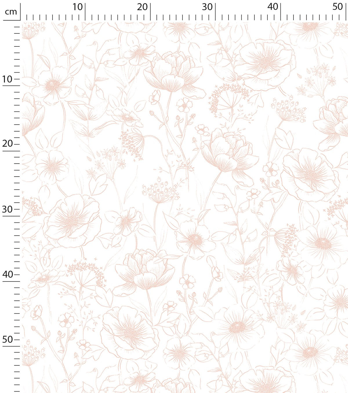 Botany - Children's Wallpaper - Flower Motif