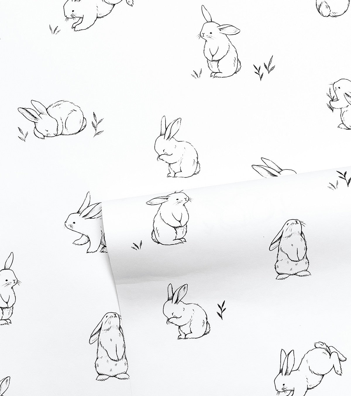 Bunny - Children's Wallpaper - Bunny Motif