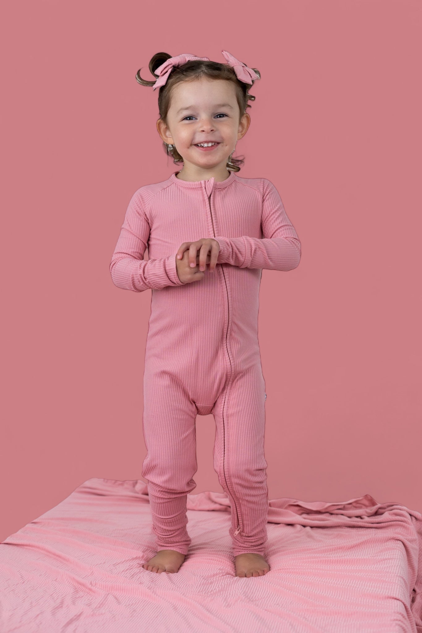 Mauve Rib Dream Romper