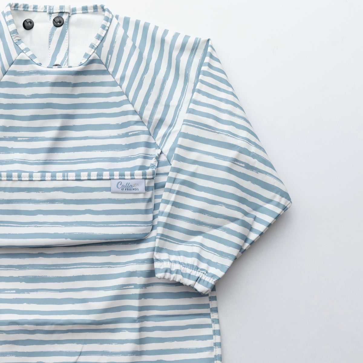 The Grayson Long Sleeve Bib - Brush Stripes